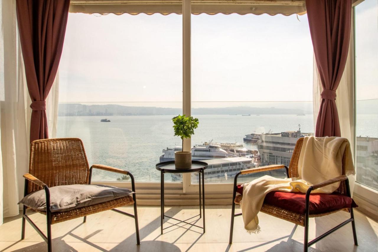 Exceptional Flat With Gorgeous Sea View In Izmir Apartment Exterior photo